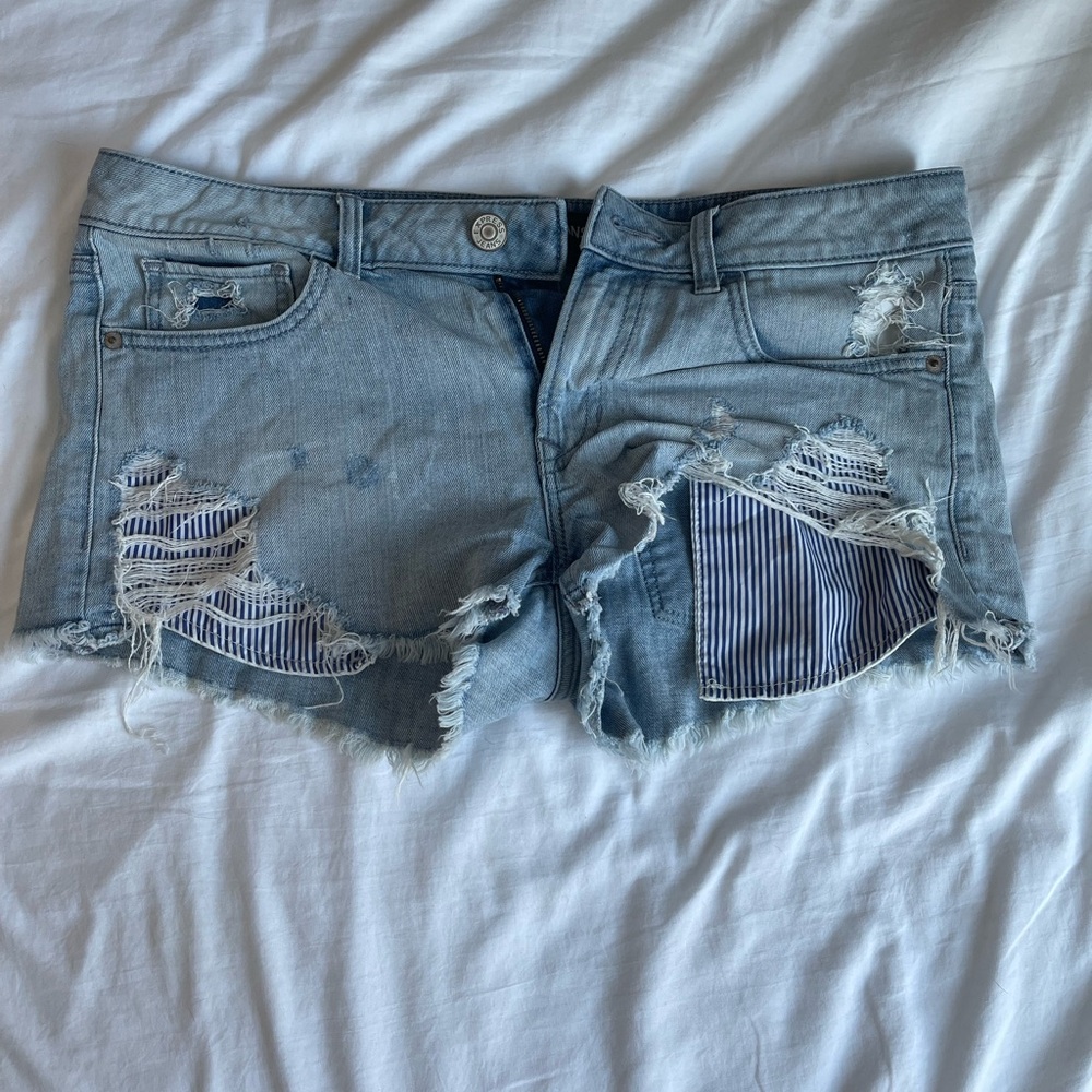 Express Distressed Denim Women Shorts